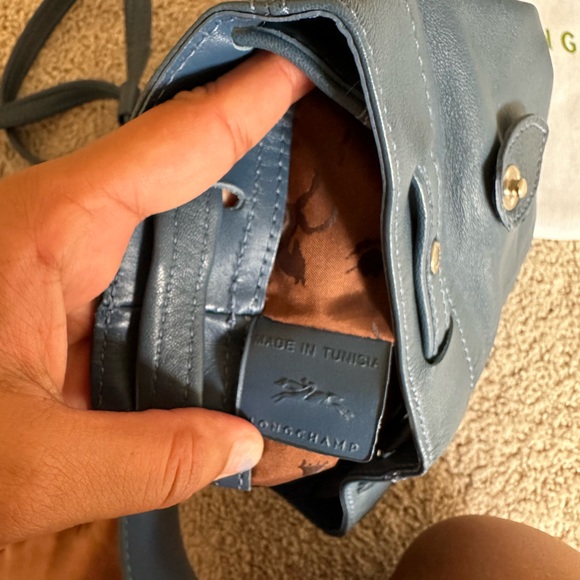 Longchamp le pliage cuir backpack - Picture 6 of 10